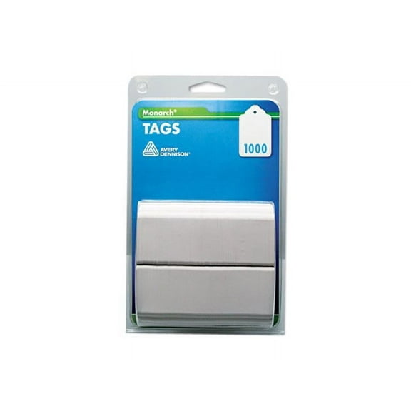 Monarch 925047 Refill Tags, 1-1/4 x 1-1/2, White, 1000/Pack