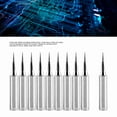 thumbnail image 4 of 10pcs  Soldering Iron, Soldering Tips Iron Tip Tips Electroplated Iron and Soldering Replacement Solder Iron 900M T I Station Tool Tips for 936 937 Soldering Station, 4 of 8
