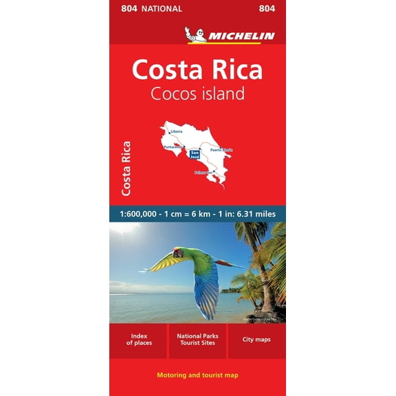 Maps/Country (Michelin) Michelin Costa Rica Map 804, (Paperback)