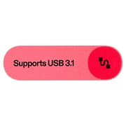 onn USB-C to USB Female Adapter, 4, 1 Piece per Pack, Black