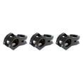 thumbnail image 2 of Eigraketly ZTTO, 31,8 MM, aleación de aluminio, vástago de bicicleta MTB, manillar de bicicleta de carretera, piezas elevadoras, accesorio de Negro 3piezas, 2 of 6