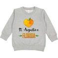 thumbnail image 2 of Inktastic St. Augustine Florida Orange in Heart Toddler Sweatshirt, 2 of 4