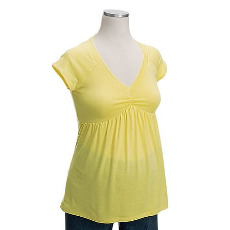 Maternity V-Neck Empire-Waist Tee