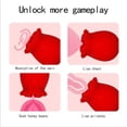 thumbnail image 4 of Succión Lamiendo Vibrador Para Mujeres Juguete Sexual Rosa Roja Chupando Estimulador De Clítoris Femenino Cateissary XX000535-00, 4 of 6