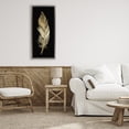 thumbnail image 3 of Stupell Industries Glam Glam Lined Feather Gray Floating Frame Canvas Art, 14 x 31, by Kim Allen, 3 of 8