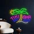 thumbnail image 4 of Handmadetneonsign Tiki Bar Neon Sign, Tiki Bar Palm Tree Neon Art Decor,Bar Pub Home Wall Decor, 4 of 5