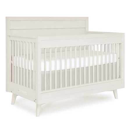 UPC: 0811048039873 | Evolur Loft Antilia Mid Century 4-in-1 Convertible Crib Vanilla Bean