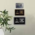 thumbnail image 3 of Signs ByLITA Classic Framed Sauna and Steam Room Sign (Black) - Small, 3 of 7