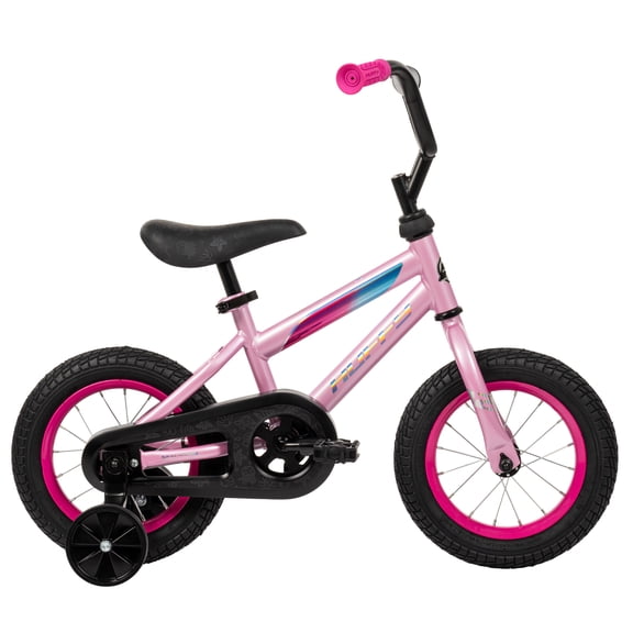 Huffy 12" Sea Star Girls’ Kids’ Bike, Fits Riders 37”-42”, EZ Build, Bubblegum