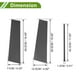 thumbnail image 4 of Moldura de ventana del pilar de la puerta Unique Bargains para Chevy Suburban 2021-2023 Patrón de fibra de carbono negro Sticker anti rasguños para los postes del pilar 6 piezas, 4 of 7