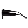 thumbnail image 4 of Unisex Fashion Sunglasses Unique Asymmetric Rectangular Shape UV400 Black, 4 of 4