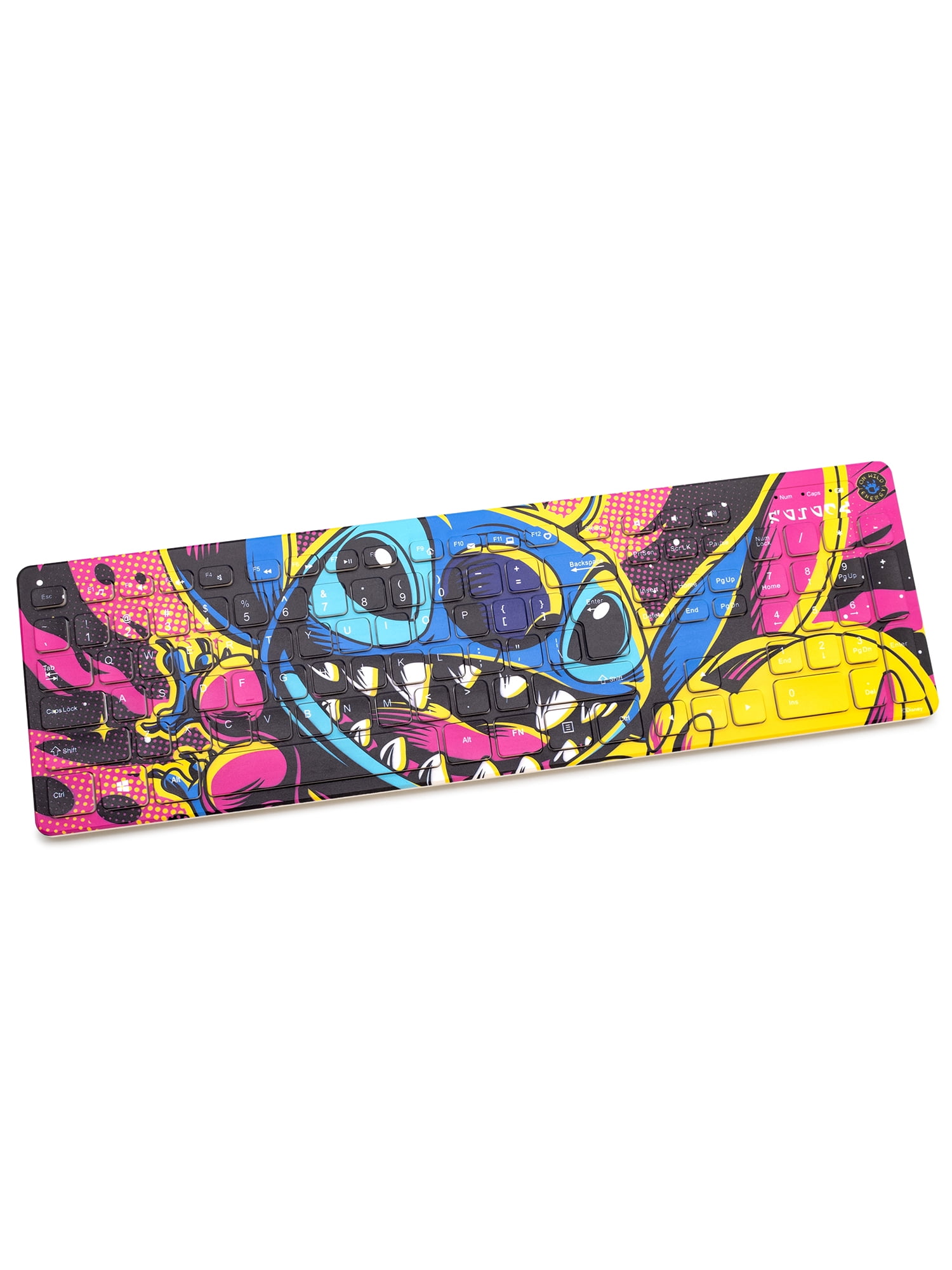 Disney Lilo And Stitch Wireless Ergonomic Keyboard