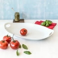 thumbnail image 2 of Better Homes & Gardens White Porcelain Tray with Handles, 2 of 5