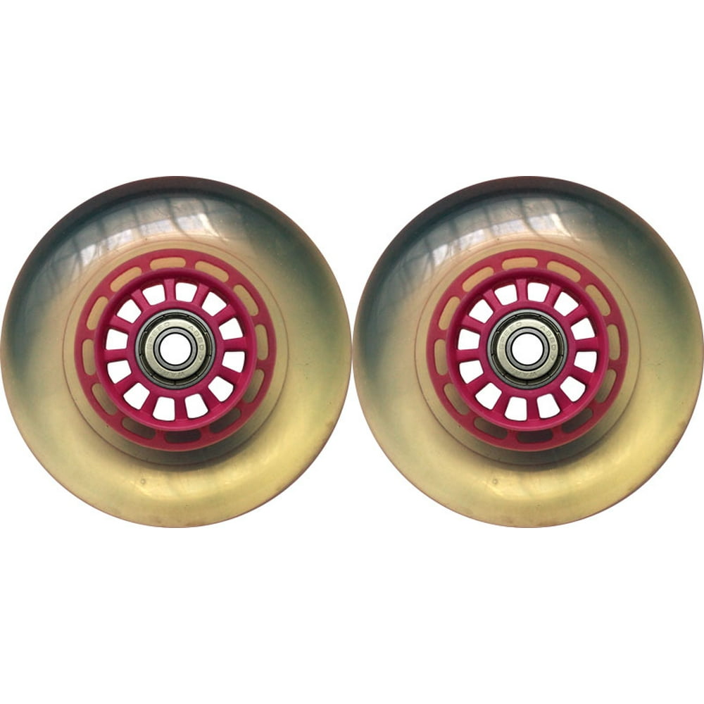 2 Replacement Scooter wheels 100mm for Razor Scooter with Bearings