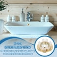 thumbnail image 5 of Uxcell Sink Overflow Ring, Bathroom Sink Overflow Drain Cover for Kitchen Basin Gold, 5 of 7