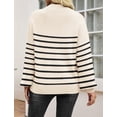 thumbnail image 3 of Weardear Sweaters for Women 2024 Fashion Trendy Lantern Long Sleeve Mockneck Pullover Fall Knit Sweater Tops, 3 of 6