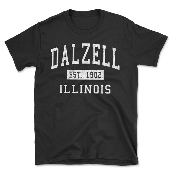 Dalzell Illinois Classic Established Men's Cotton T-Shirt