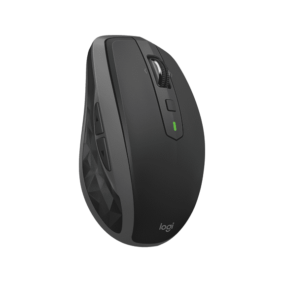 Logitech MX Anywhere 2S Bluetooth Edition Compact Wireless Mouse, No USB Receiver - Use On Any Surface, Hyper-Fast Scrolling, Rechargeable, Graphite