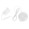 thumbnail image 1 of Plastic Mini Round Waterproof LED Aquarium Air Bubble Light Submersible Fish Tank Aeration Lamp EU Plug 100-240V(White Blue Light ), 1 of 2