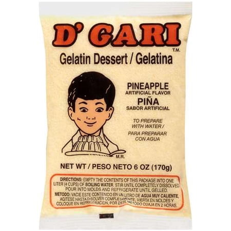 Relampago D Gari Gelatin Dessert, 6 oz