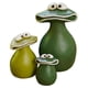 thumbnail image 1 of 3 piezas adornos de jardín de rana estatuas de animales dulces esculturas de resina creativa artificial para escritorio, 1 of 9