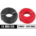 thumbnail image 2 of Wire GS Power 14 AWG CCA, aluminio revestido de cobre, 7,6 m, rojo y negro, 2 of 7