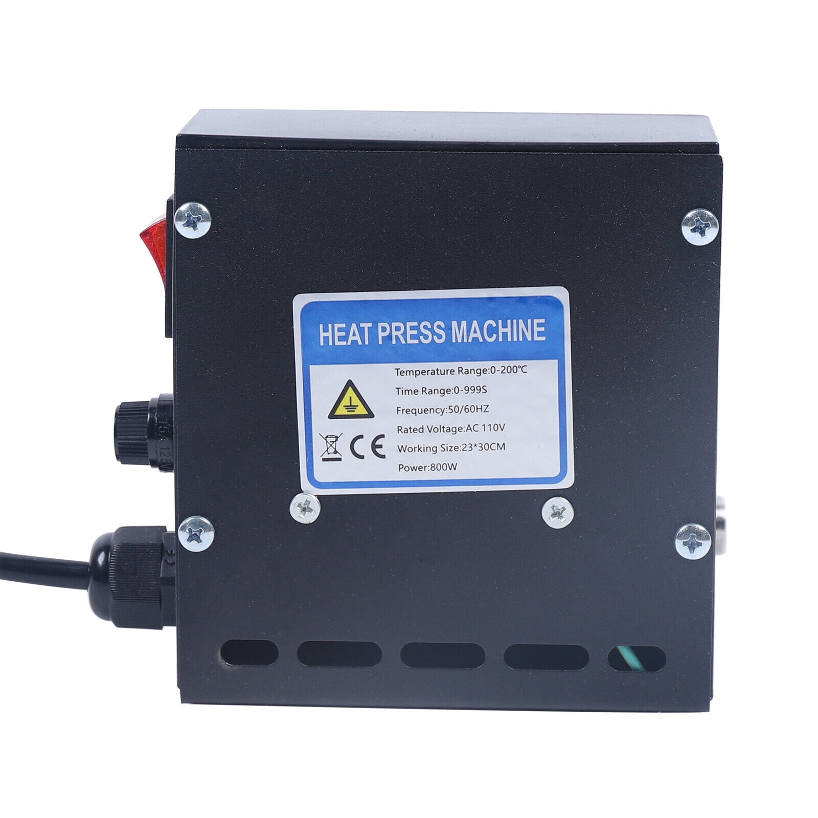 Heat Press Machine Control Box, Dual Display, For T-shirt Heating Parts Heat Press Machine Digital Control Box, 110V