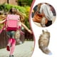 thumbnail image 5 of Marrón Gris Animal Colgante Cola Azul Plata Accesorios Bolso Mujer Colgante Llavero Coche, 5 of 6