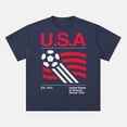 thumbnail image 4 of 90s United States Soccer Shirt, Retro USA Team Graphic Tee, 4 of 4