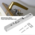 thumbnail image 4 of Ccdes Home Gate Door Security Guard 304 Stainless Steel Flush Latch Bolt Slide Lock,Door Bolt, Gate Latch Bolt, 4 of 5