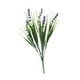 thumbnail image 3 of Flor de lavanda artificial, centro de mesa de flores falsas, decoración artesanal, foto Morado oscuro, 3 of 9