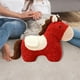 thumbnail image 1 of Cojín de peluche con forma de caballo, cojín decorativo para festivales, muñeco de peluche suave con forma única y novedosa de estilo chino para el, 1 of 10