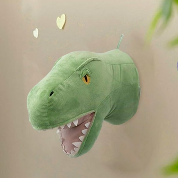 Stuffed dinosaur cheap head wall mount