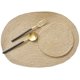 thumbnail image 2 of Non-Slip Round Woven Coasters Suitable For Home Use Prevents Stains And Protects From Scratches With Light Brown Color 4Pcs, 2 of 2