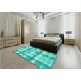 thumbnail image 4 of Ahgly Company Indoor Rectangle Patterned Light Sea Green Area Rugs, 5' x 7', 4 of 6
