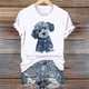thumbnail image 1 of Xuyuer Women Blessed Beyond Measure Graphic Funny Cute T Shirts (Gift Ideas) Printed Graphic Workout Athletic Loose Fitting Tee Tops Print Blouses Casual Crew Neck Short Sleeve Basic Tee, 1 of 4