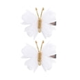 thumbnail image 4 of 2 Pinzas para El Pelo de Mariposa, Pinzas para El Pelo de Mariposa, Accesorios para El Pelo para Mujeres Y Niñas, Horquillas para Fiestas, Regalos de Malla Blanca Salvador Pinza para el cabello, 4 of 10
