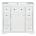 thumbnail image 2 of 36" Freestanding White Bathroom Vanity with Ceramic Sink, 2 of 12