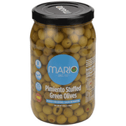 Mario Manzanilla Olives Stuffed with Minced Pimiento, 44 oz