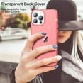 thumbnail image 2 of JETech Glitter Case for iPhone 13 Pro Max 6.7-Inch, Bling Sparkle Shockproof Phone Bumper Cover, Cute Sparkly for Women and Girls (Red), 2 of 7
