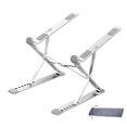 thumbnail image 2 of Soporte de refrigeración para computadora portátil Soporte plegable para computadora portátil Soporte ajustable de aleación de aluminio, Plata sidaley EL001928-01B, 2 of 2