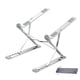 thumbnail image 2 of Soporte de refrigeración para computadora portátil Soporte plegable para computadora portátil Soporte ajustable de aleación de aluminio, Plata Eigraketly EL001928-01B, 2 of 2