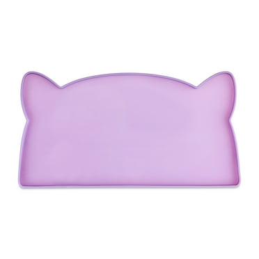 Vibrant Life Silicone Cat Feeding Mat, Purple, 17.5" x 9"