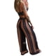thumbnail image 2 of Conjunto de pantalones anchos de manga larga con estampado de leopardo y cuello en V para mujer, conjunto de 2 piezas, monos brillar Electrónica, 2 of 5
