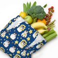 thumbnail image 3 of Wukai Star Penguin Sturdy and Stylish Reusable Canvas Tote Bag: Eco-Friendly, Heavy-Duty Grocery Shopping Bag with Reinforced Handles, 3 of 7