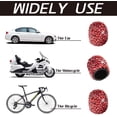 thumbnail image 2 of 4Pcs Handmade Crystal Rhinestone Tire Valve Stem Caps, Wheel Tire Valve,Attractive Dustproof Bling Car Accessories,Universal for most Cars, 2 of 4