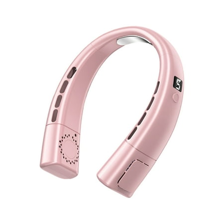 

Cooling Fans Portable Hanging Fan Hands Bladeless Fan Operated Wearable Personals Fan Leafless Rechargeable Headphone Design Usb Powered Hanging Necks Fan 5 Speeds Portable & Battery Powered Fans