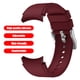 thumbnail image 5 of Banda de silicona para Samsung Galaxy Watch4 Smart Watchband Strap (rojo vino), 5 of 9