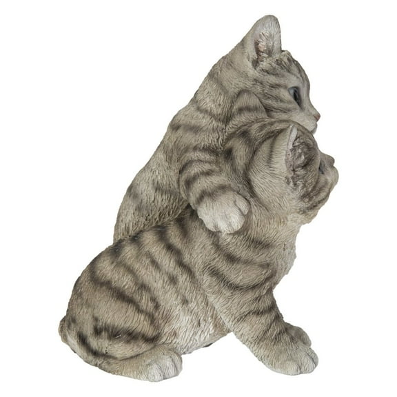 Hi-Line Gift 8” Snuggling Kitten Garden Statue, Weatherproof