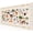 Beige Jungle Animals, variant on Jungle Animal Desk Mat for Keyboard and Mouse,XXL Large Mouse Pad Non-Slip Keyboard Pad Waterproof Desktop Mat for Laptop Computer Work Game Home Office-Black